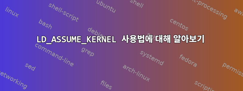 LD_ASSUME_KERNEL 사용법에 대해 알아보기