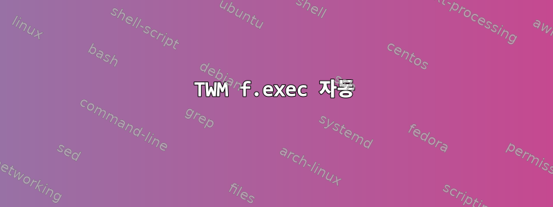 TWM f.exec 자동