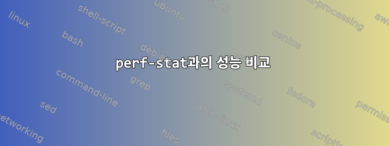 perf-stat과의 성능 비교