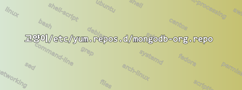 고양이/etc/yum.repos.d/mongodb-org.repo