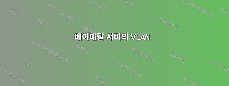 베어메탈 서버의 VLAN