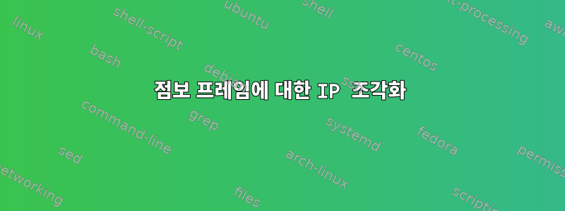 점보 프레임에 대한 IP 조각화