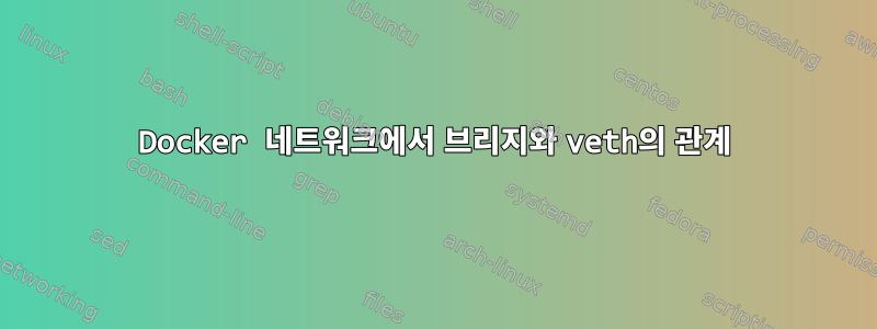 Docker 네트워크에서 브리지와 veth의 관계