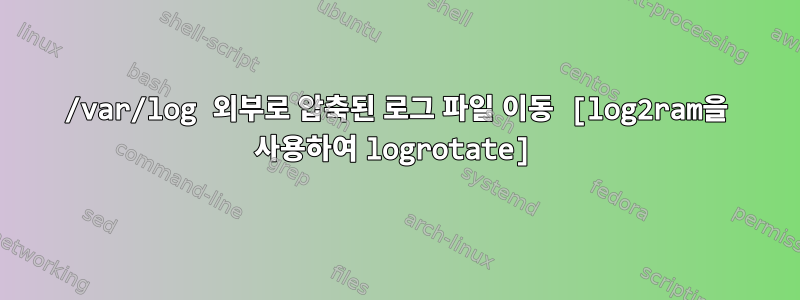 /var/log 외부로 압축된 로그 파일 이동 [log2ram을 사용하여 logrotate]