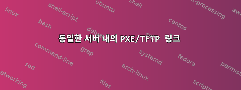 동일한 서버 내의 PXE/TFTP 링크