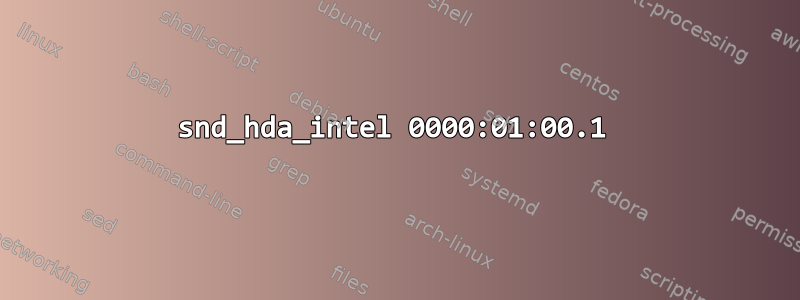 snd_hda_intel 0000:01:00.1