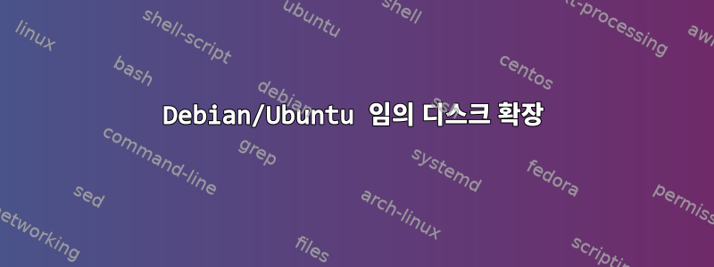 Debian/Ubuntu 임의 디스크 확장