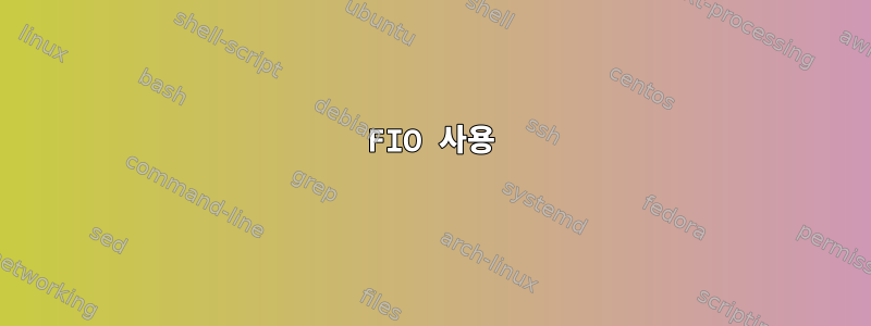 FIO 사용