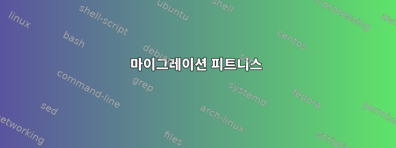 마이그레이션 피트니스