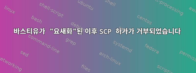 바스티유가 "요새화"된 이후 SCP 허가가 거부되었습니다