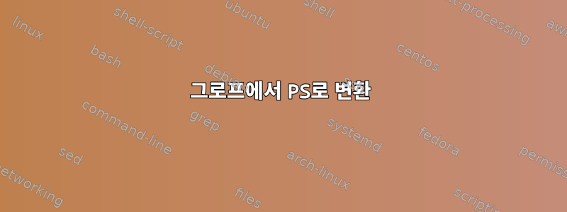 그로프에서 PS로 변환