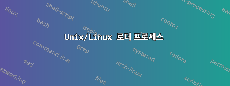 Unix/Linux 로더 프로세스