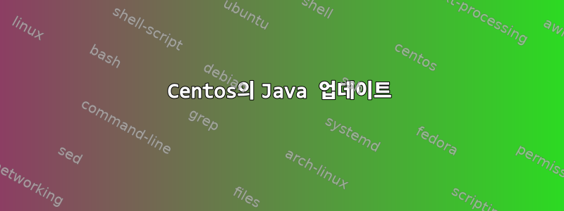 Centos의 Java 업데이트