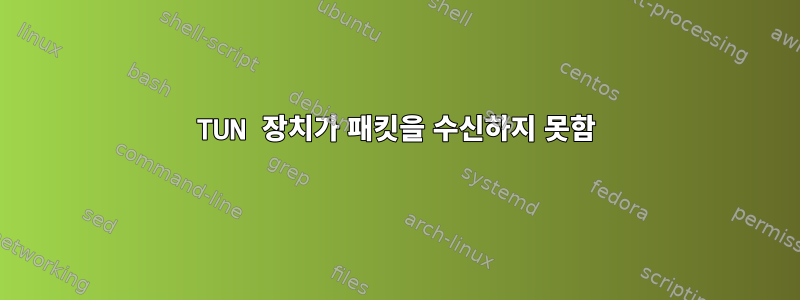 TUN 장치가 패킷을 수신하지 못함