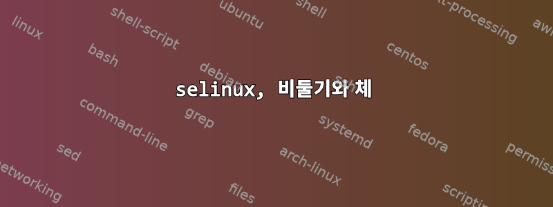 selinux, 비둘기와 체