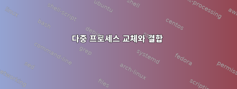 다중 프로세스 교체와 결합