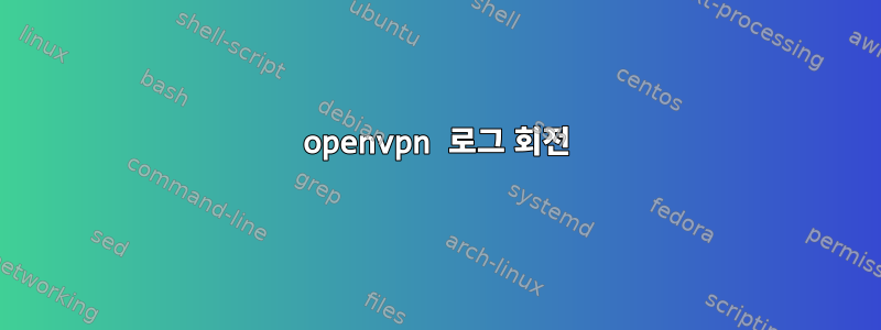 openvpn 로그 회전