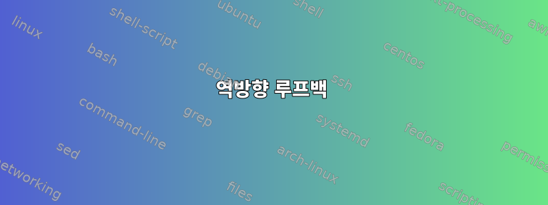 역방향 루프백