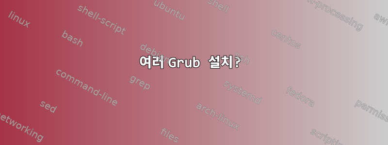 여러 Grub 설치?