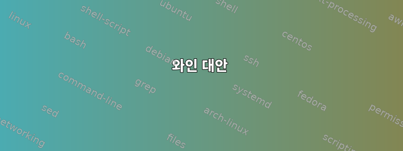 와인 대안