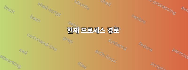 현재 프로세스 경로