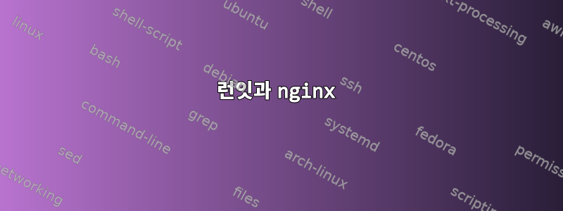 런잇과 nginx