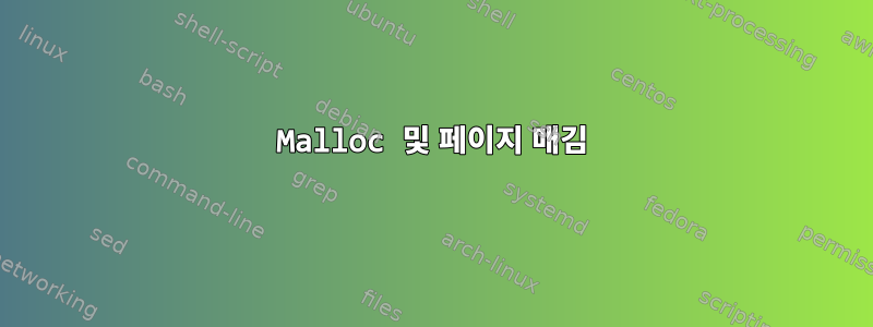 Malloc 및 페이지 매김