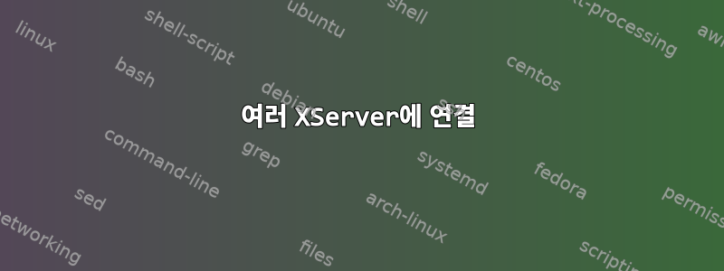 여러 XServer에 연결