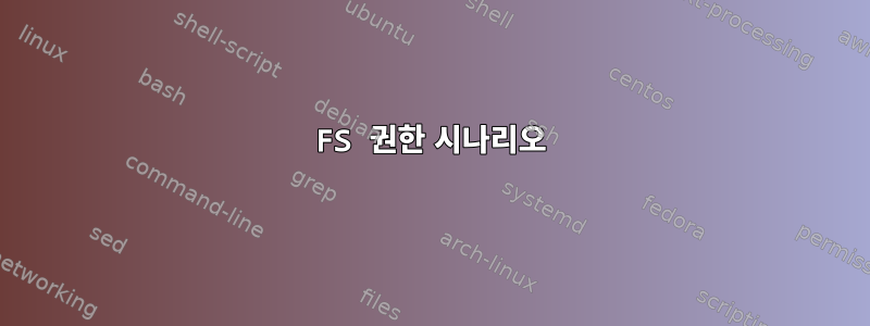 FS 권한 시나리오