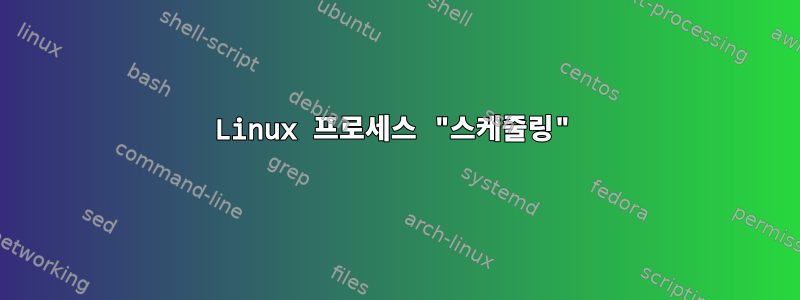 Linux 프로세스 "스케줄링"