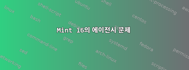 Mint 16의 에이전시 문제