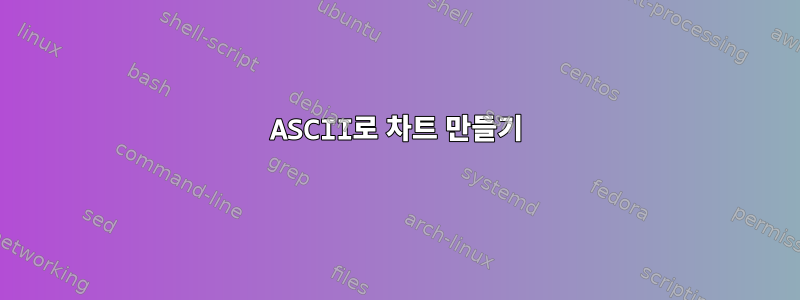 ASCII로 차트 만들기