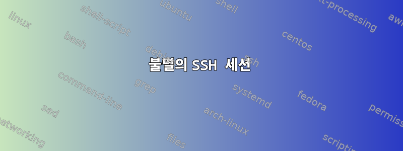 불멸의 SSH 세션