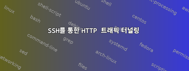 SSH를 통한 HTTP 트래픽 터널링