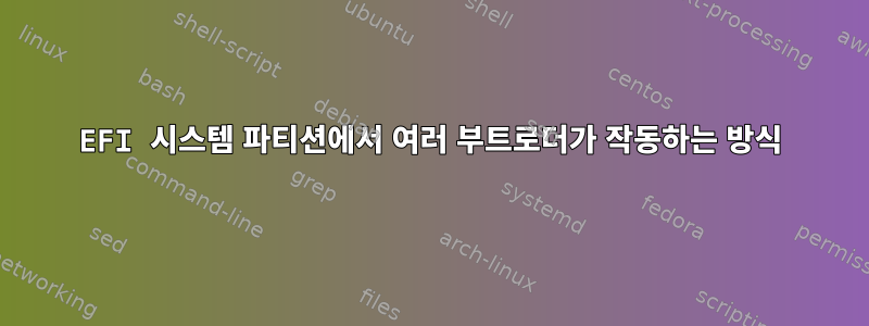 EFI 시스템 파티션에서 여러 부트로더가 작동하는 방식