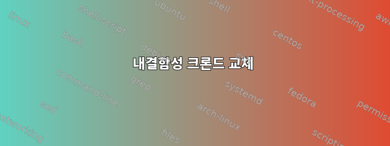 내결함성 크론드 교체