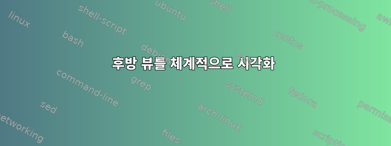 후방 뷰를 체계적으로 시각화