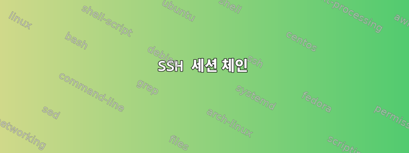 SSH 세션 체인