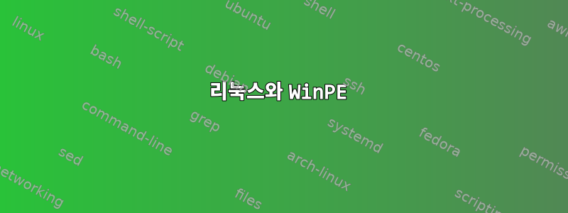 리눅스와 WinPE