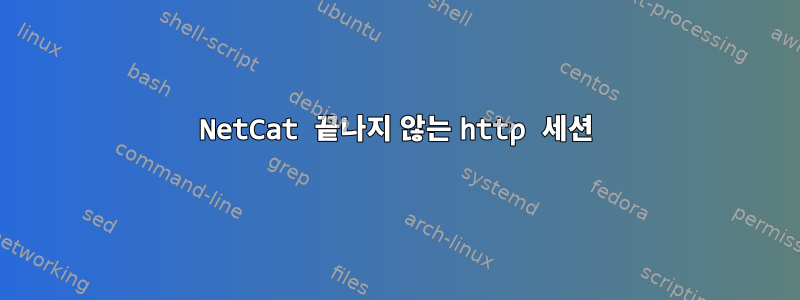 NetCat 끝나지 않는 http 세션