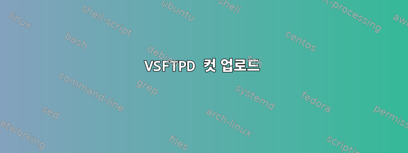 VSFTPD 컷 업로드