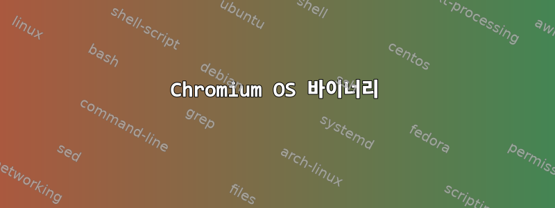 Chromium OS 바이너리