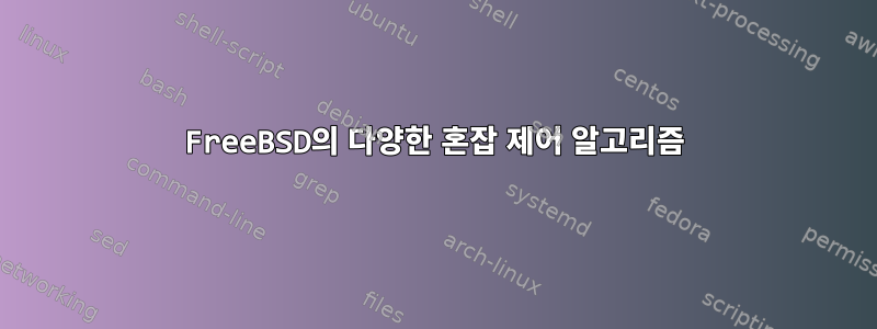 FreeBSD의 다양한 혼잡 제어 알고리즘