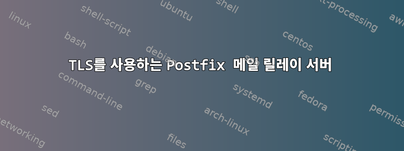 TLS를 사용하는 Postfix 메일 릴레이 서버