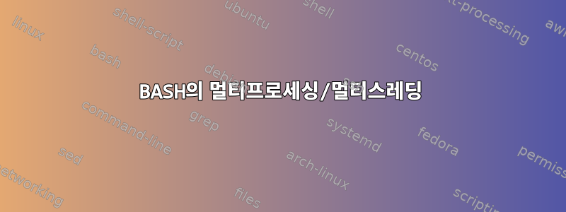 BASH의 멀티프로세싱/멀티스레딩