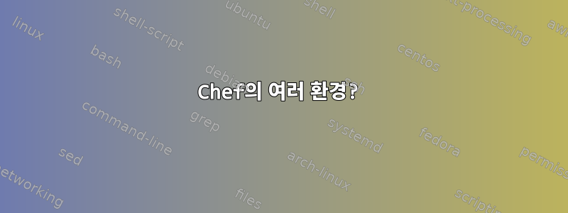 Chef의 여러 환경?