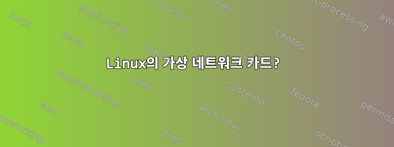 Linux의 가상 네트워크 카드?