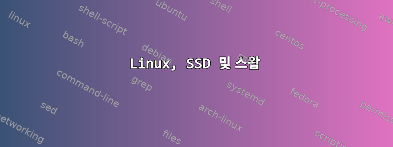 Linux, SSD 및 스왑