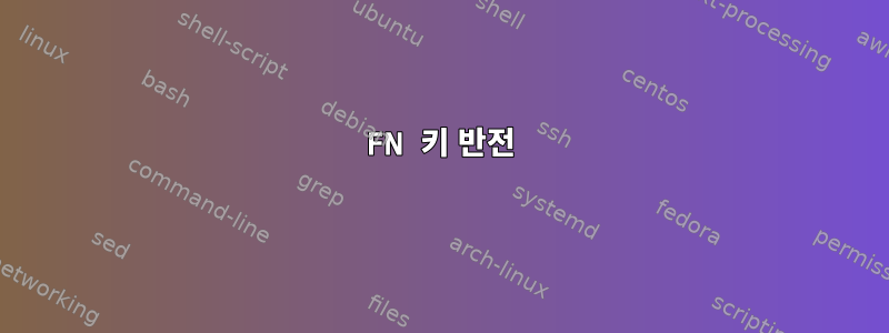 FN 키 반전