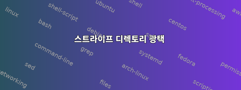 스트라이프 디렉토리 광택